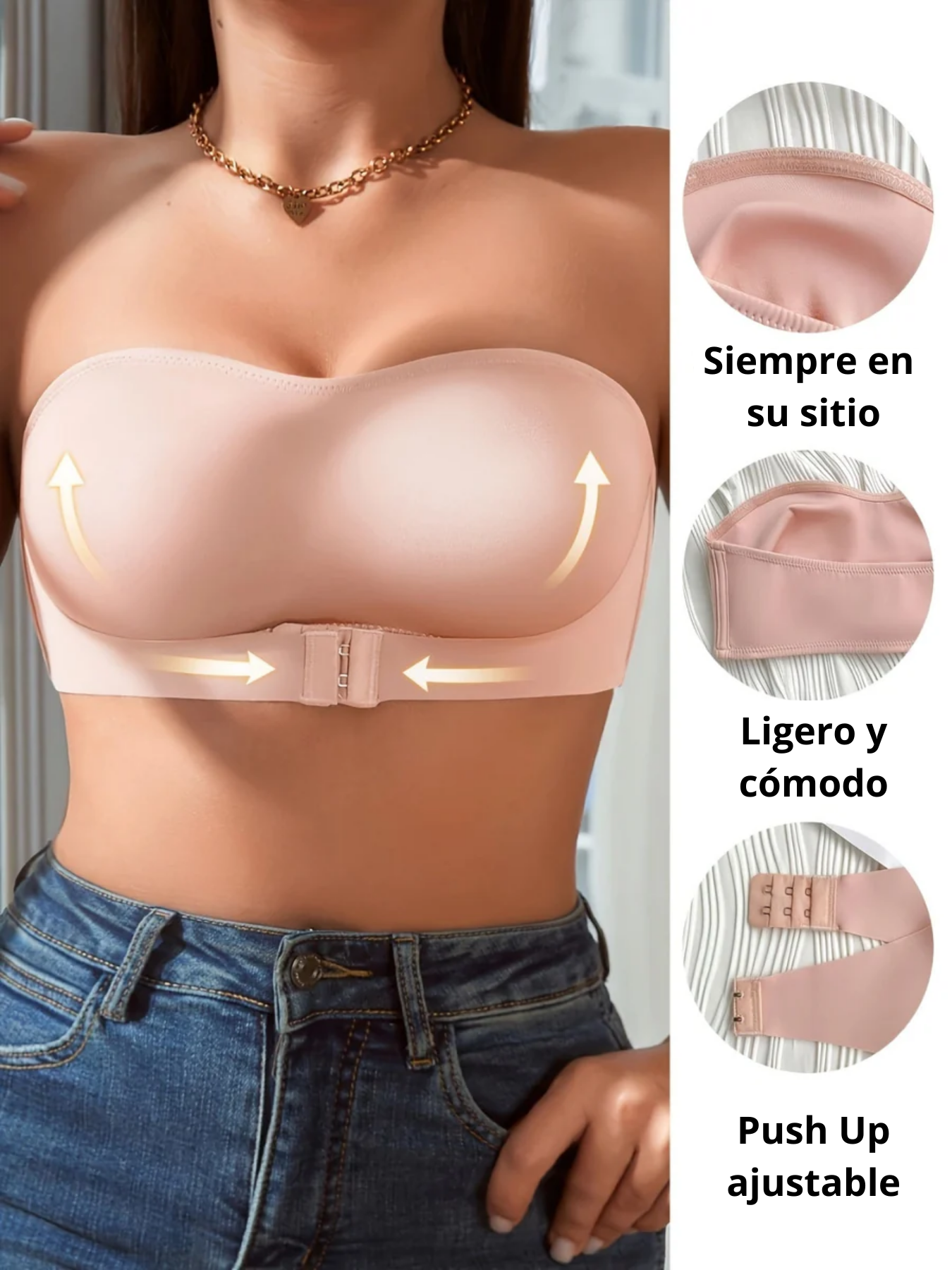 Aurea™  - Sujetador Push Up Sin Tirantes (1+1 GRATIS)