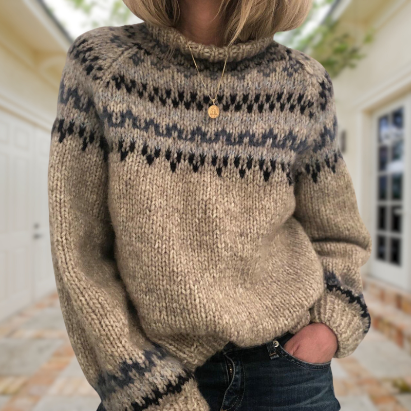Ashley | Handgemachter Vintage-Pullover