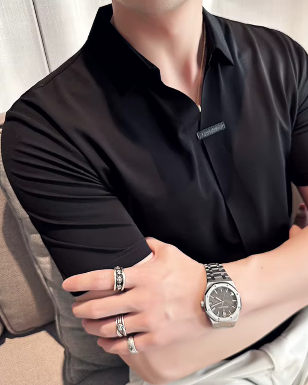 Milano® - Polo Elástico Anti-Arrugas