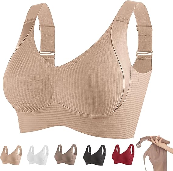 Sujetador Push-Up Sin Aros – Sin Costuras y con Tirantes Ajustables (OFERTA 3x1)