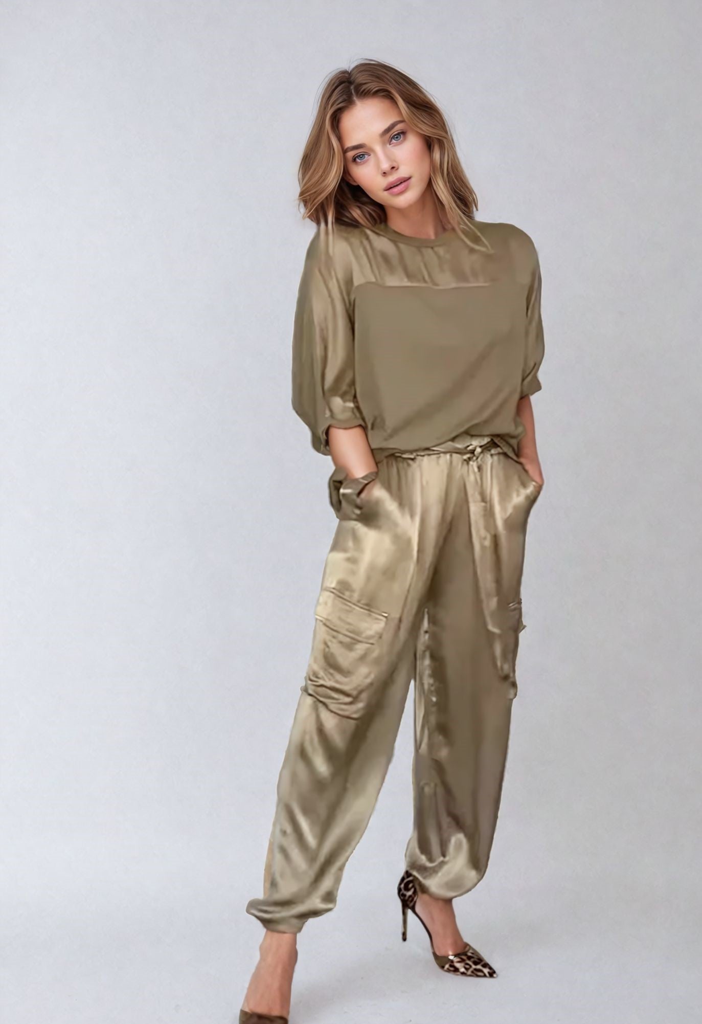 Conjunto Carol® | Camisa + Pantalón de Regalo