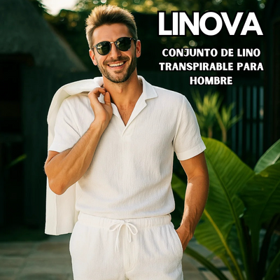 Linova | Camisa de Lino + Pantalón de Regalo