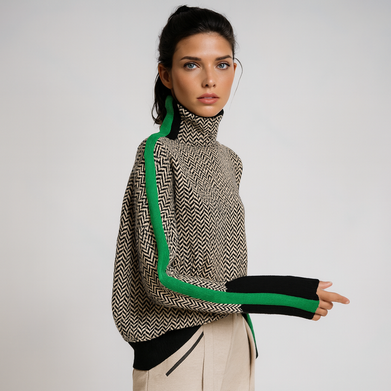 Emma | Suéter Rayado de Cachemir