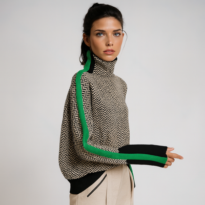 Emma | Suéter Rayado de Cachemir