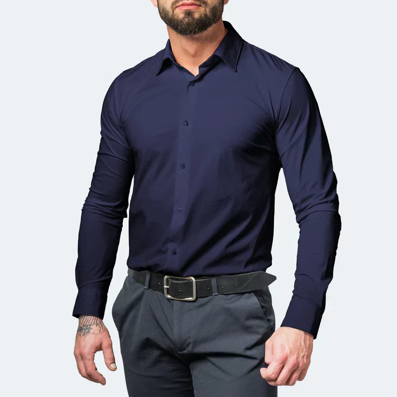 Camisa Elástica Ultra-Tech® - Sin arrugas, sin mal olor (1+1 GRATIS)