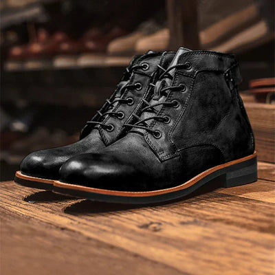 Fanum | Botas para Hombre de Punta Redonda Retro