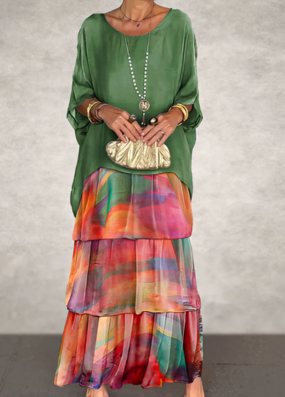 VESTIDO FLORENCIA - SILUETA SUELTA