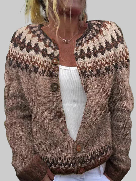 Ariana | Chaqueta de punto vintage islandesa