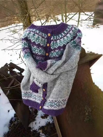 Naomie | Cárdigan Vintage Islandés