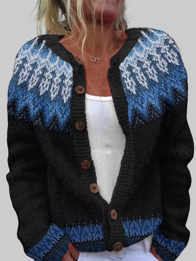 Givanna | Chaqueta de punto vintage islandesa