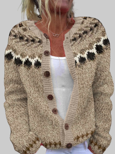 Aubree | Chaqueta de punto vintage islandesa