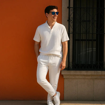 Linova | Camisa de Lino + Pantalón de Regalo