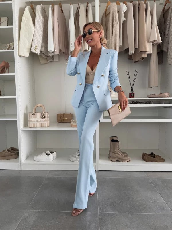 VANESA - CONJUNTO DE BLAZER Y PANTALÓN