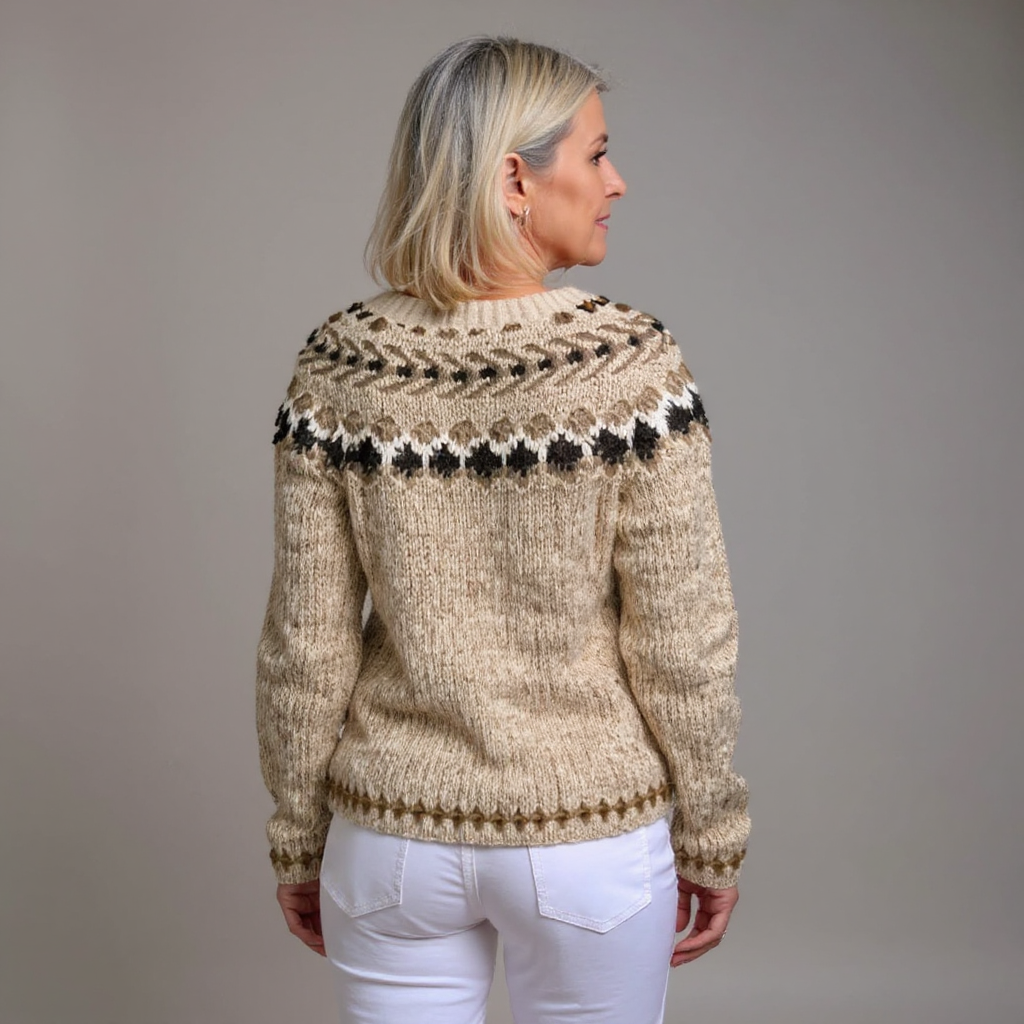 Aubree | Chaqueta de punto vintage islandesa