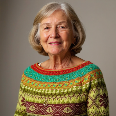 Penelope | Handgemachter Vintage-Pullover