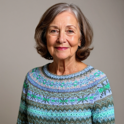 Audrey |Handgemachter Vintage-Pullover