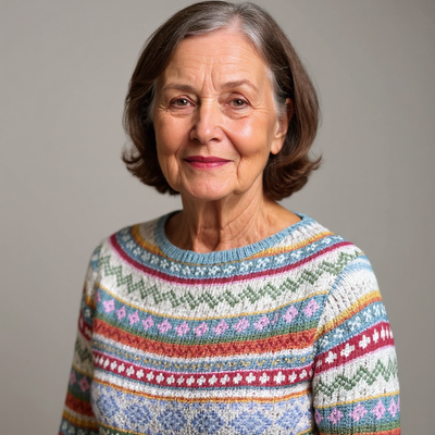 Camila | Handgemachter Vintage-Pullover