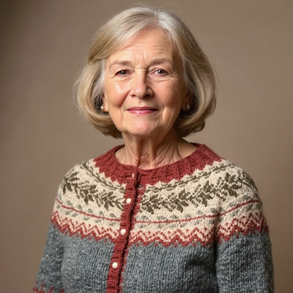 Atasha | Handgemachter Vintage-Pullover