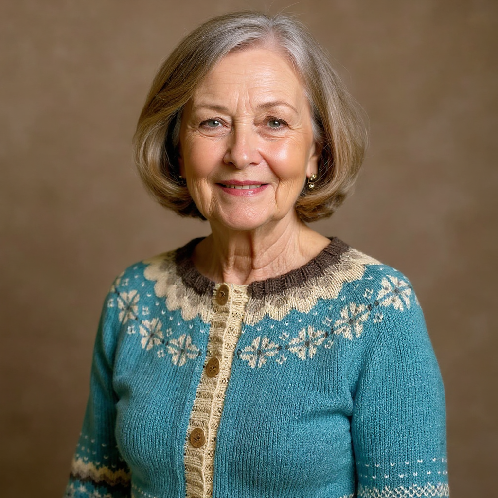 Allaira | Handgemachter Vintage-Pullover