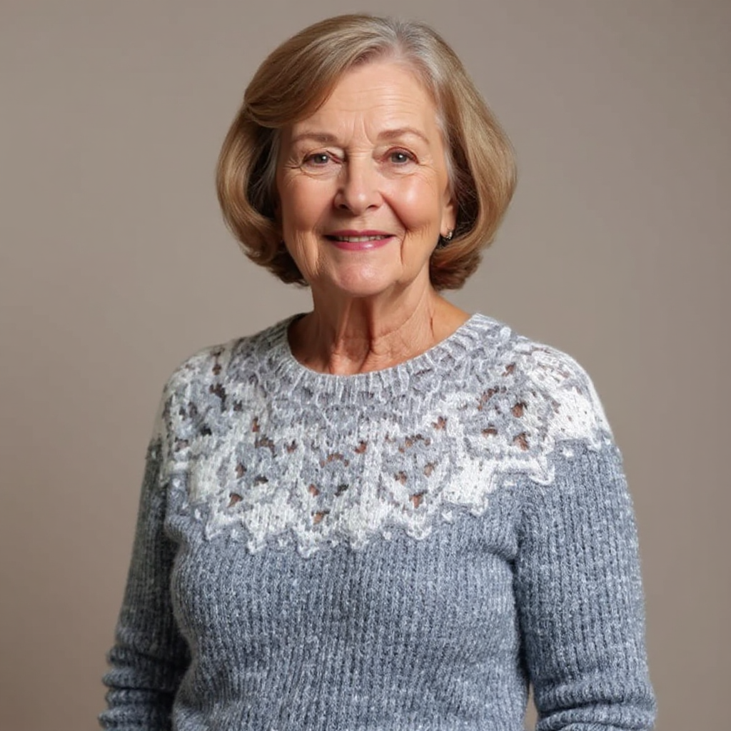 Athena | Handgemachter Vintage-Pullover