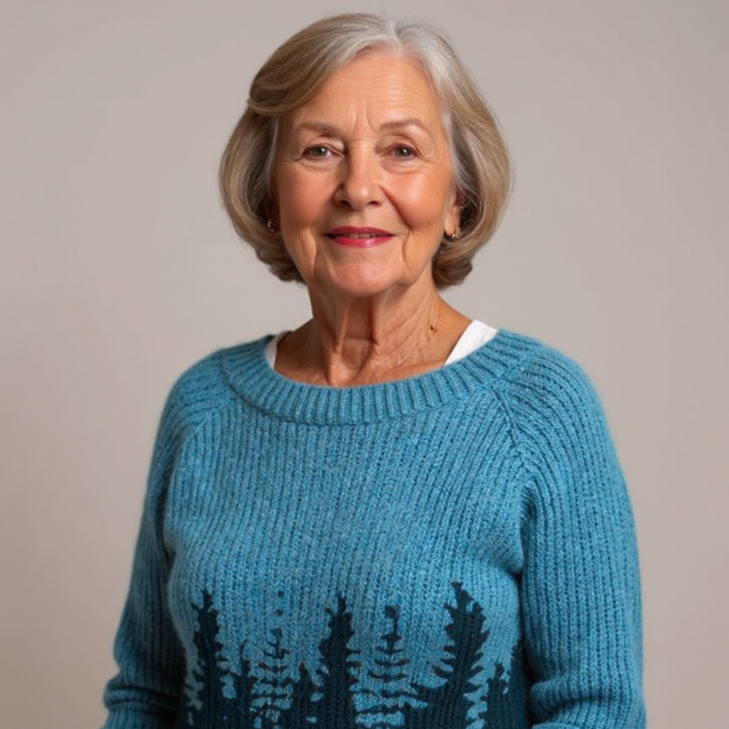 Natalie | Handgemachter Vintage-Pullover