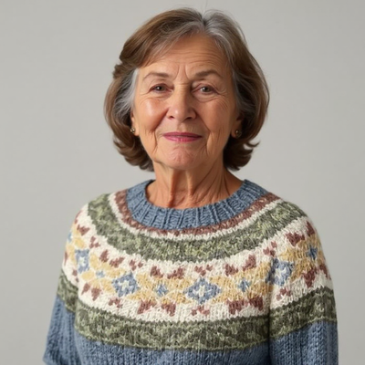 Lucy | Handgemachter Vintage-Pullover