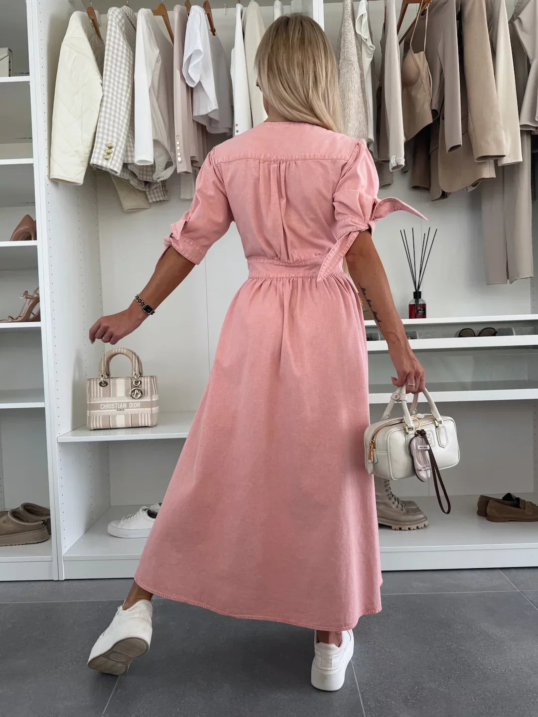 Diana | Vestido de botones elegante