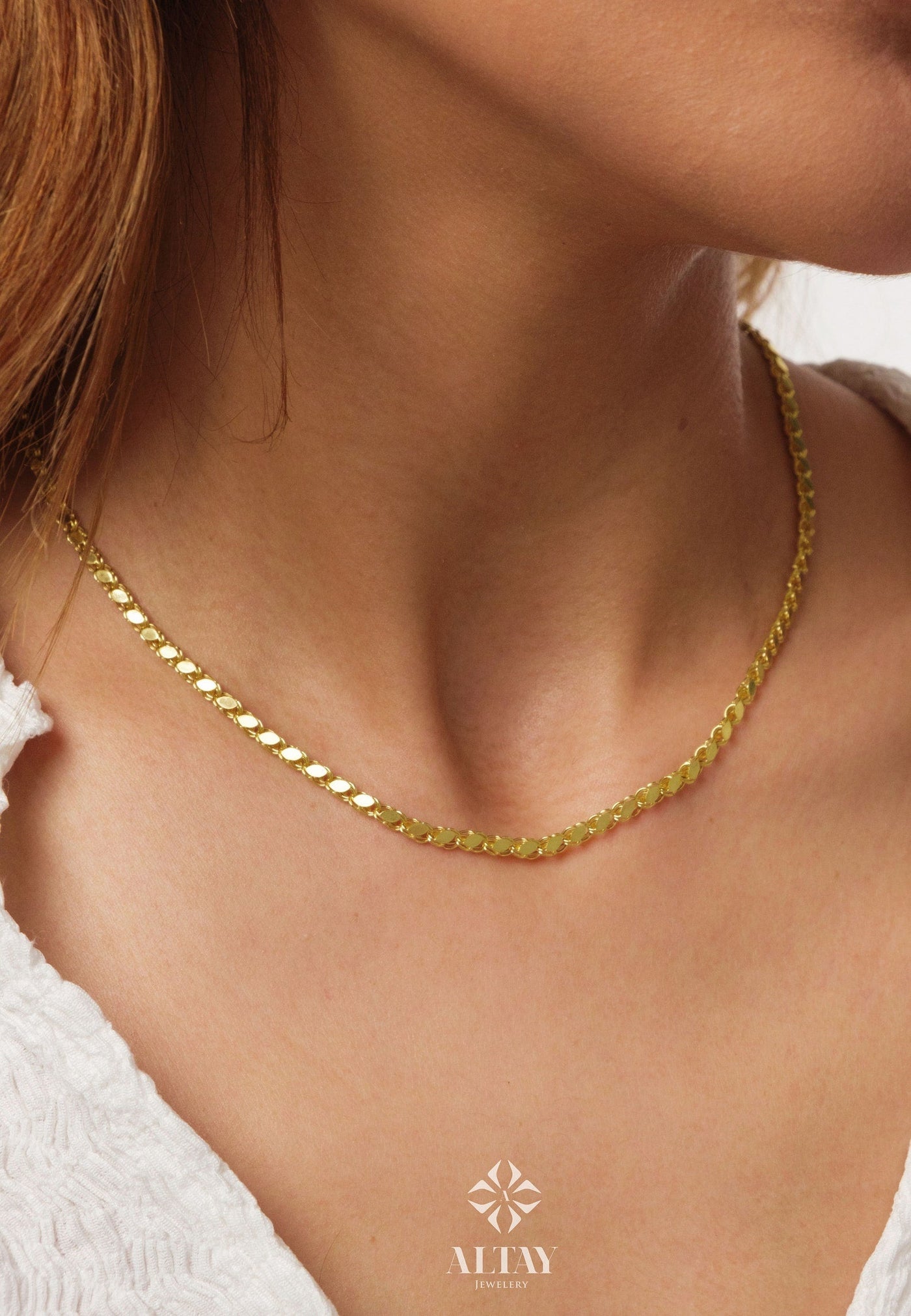 Collar Aura Bañado en Oro