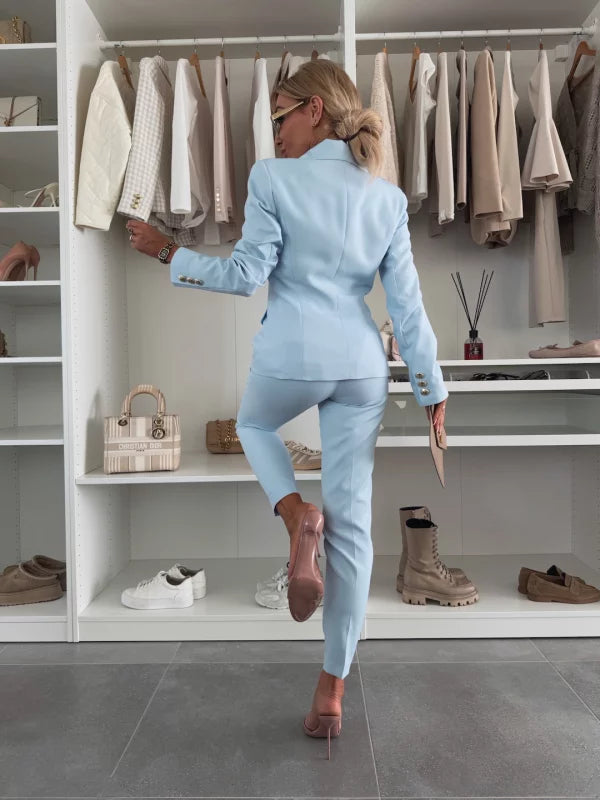 VANESA - CONJUNTO DE BLAZER Y PANTALÓN