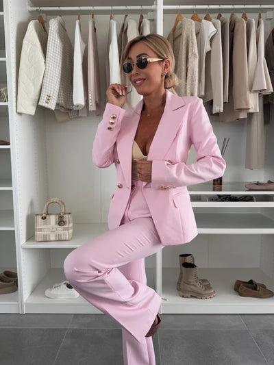 VANESA - CONJUNTO DE BLAZER Y PANTALÓN