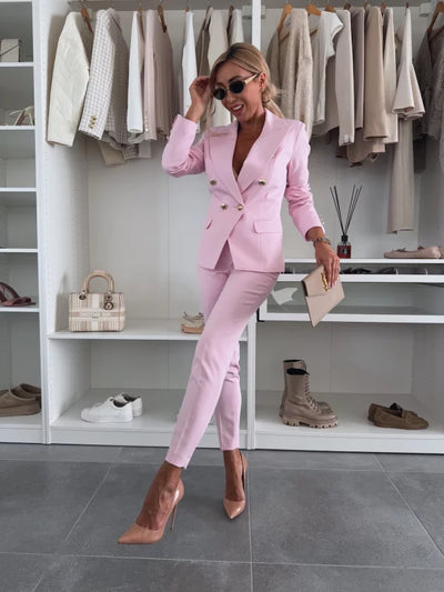 VANESA - CONJUNTO DE BLAZER Y PANTALÓN