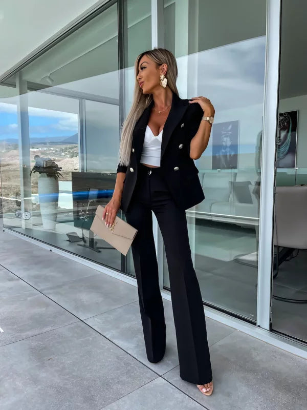 VANESA - CONJUNTO DE BLAZER Y PANTALÓN