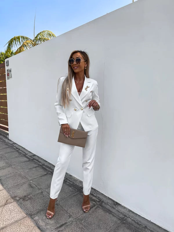 VANESA - CONJUNTO DE BLAZER Y PANTALÓN