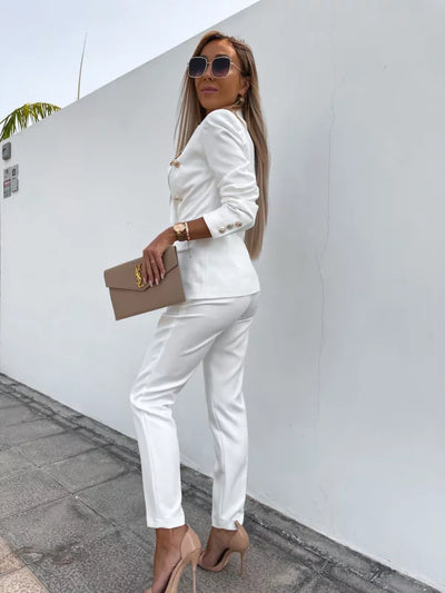 VANESA - CONJUNTO DE BLAZER Y PANTALÓN